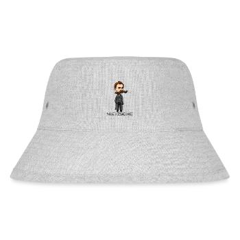 Nietzsche - Stanley/Stella recycelter Bucket Hat - Grau meliert - Vorne
