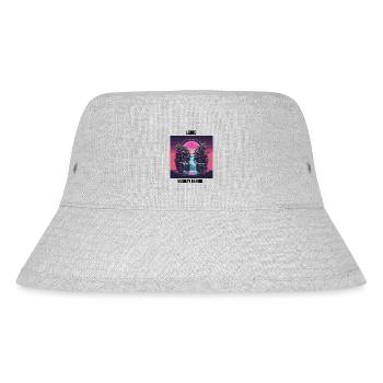 Leave Society Behind - Stanley/Stella recycelter Bucket Hat - Grau meliert - Vorne