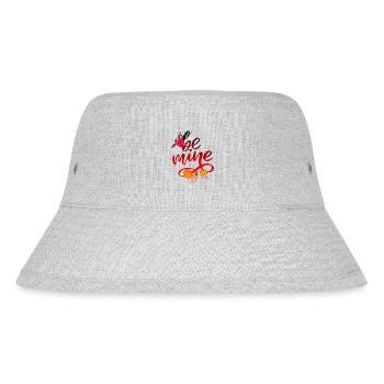 Beautiful female paint art Face colorful woman - Stanley/Stella Recycled Bucket Hat - heather grey - Front