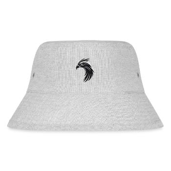Aigle Oiseau de proie tête - Bob recyclé Stanley/Stella - gris chiné - Devant