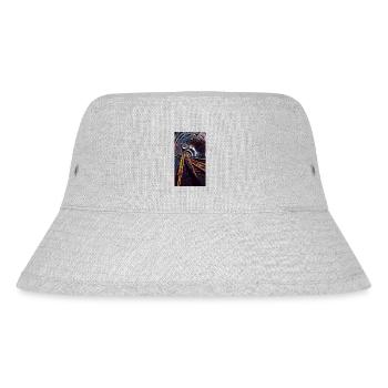 Surveying Underground red - Stanley/Stella recycelter Bucket Hat - Grau meliert - Vorne