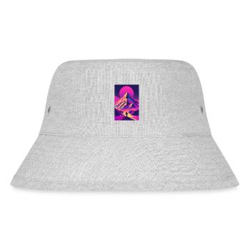 Berg - Stanley/Stella recycelter Bucket Hat - Grau meliert - Vorne