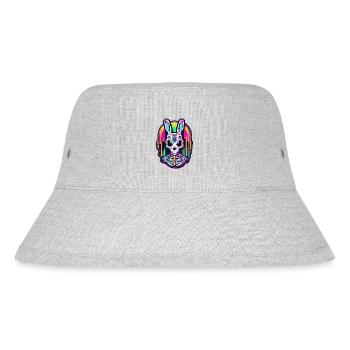 Osterhase / Ostern / Eier / Feiertage / Osterfest - Stanley/Stella recycelter Bucket Hat - Grau meliert - Vorne
