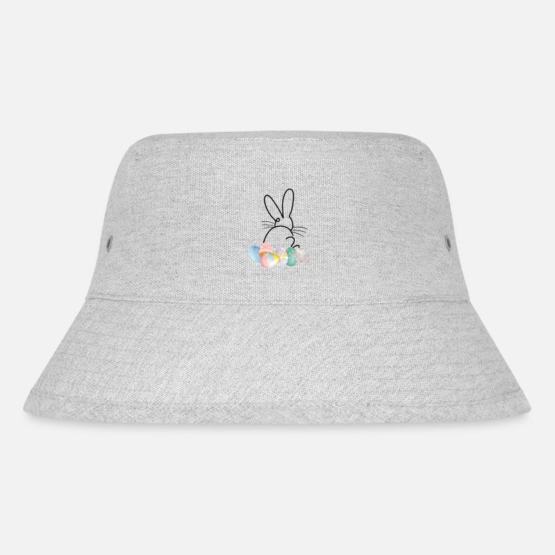Ostern ruft - Stanley/Stella recycelter Bucket Hat - Grau meliert