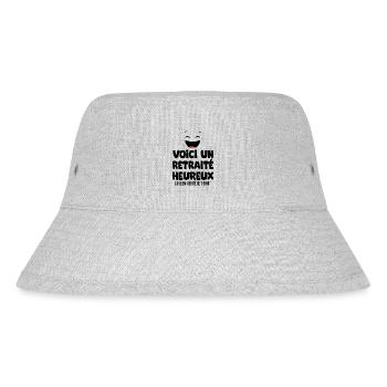 je suis un retraité heureux cadeau retraite - Bob recyclé Stanley/Stella - gris chiné - Devant