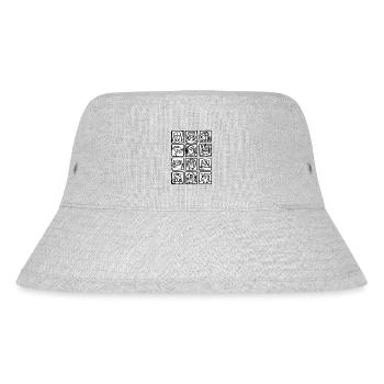 Gamer Game Play Online Computer Gaming Arcade - Stanley/Stella Recycled Bucket Hat - heather grey - Front