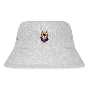 Chien en costume - Bob recyclé Stanley/Stella - gris chiné - Devant