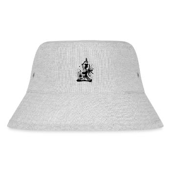 Asiatische Meditation Entspannung Yoga Lehrerin - Stanley/Stella recycelter Bucket Hat - Grau meliert - Vorne