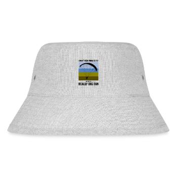 Motorschirmpilot Motorschirm Motorschirm - Stanley/Stella recycelter Bucket Hat - Grau meliert - Vorne