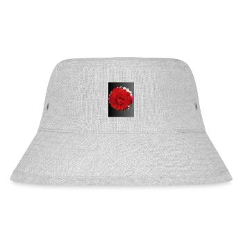 Rose in the shape of a sun - Stanley/Stella Recycled Bucket Hat - heather grey - Front