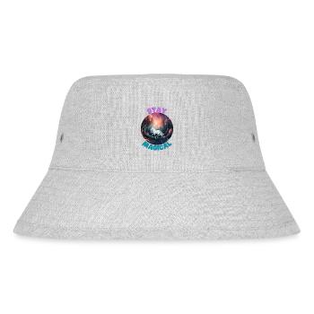 Unicorn2 - Stanley/Stella Recycled Bucket Hat - heather grey - Front