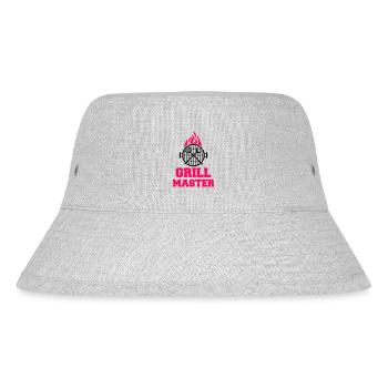 grill master - Stanley/Stella recycelter Bucket Hat - Grau meliert - Vorne