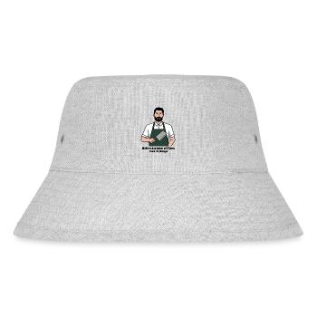 Metzger Shirt, Geschenk Für Metzger, Berufe - Stanley/Stella recycelter Bucket Hat - Grau meliert - Vorne