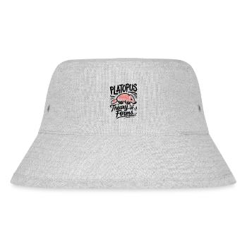 Theory of Forms - Platopus Design - Stanley/Stella Recycled Bucket Hat - heather grey - Front