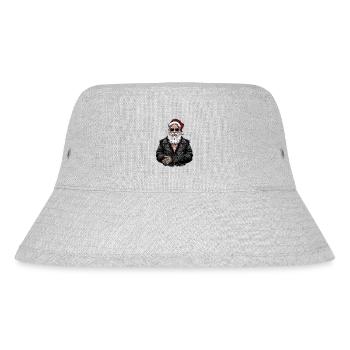 Gangsta Santa: Christmas with Attitude - Stanley/Stella Recycled Bucket Hat - heather grey - Front
