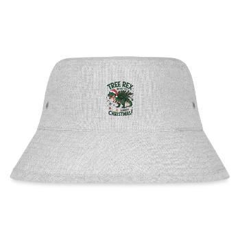 Tree Rex - Stanley/Stella Recycled Bucket Hat - heather grey - Front