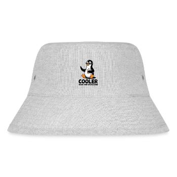 Kühler als ein durchschnittlicher Vogel - Stanley/Stella recycelter Bucket Hat - Grau meliert - Vorne