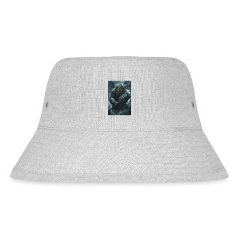 Riese Norwegen Mythologie Geschenk - Stanley/Stella recycelter Bucket Hat - Grau meliert - Vorne