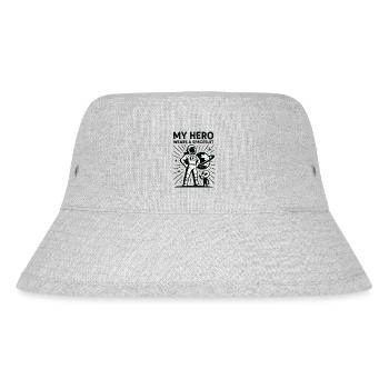 Space Hero in a Spacesuit - Stanley/Stella Recycled Bucket Hat - heather grey - Front