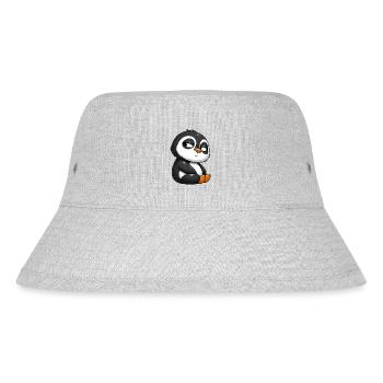 Dessin animé drôle Penguin Sceptique Offensé - Bob recyclé Stanley/Stella - gris chiné - Devant