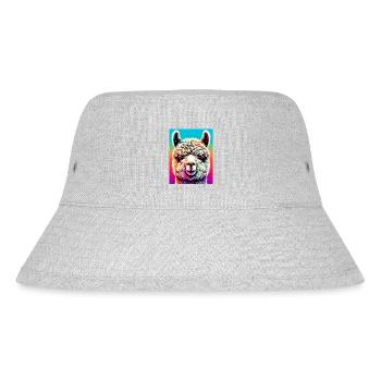 Alpaca - Stanley/Stella Recycled Bucket Hat - heather grey - Front