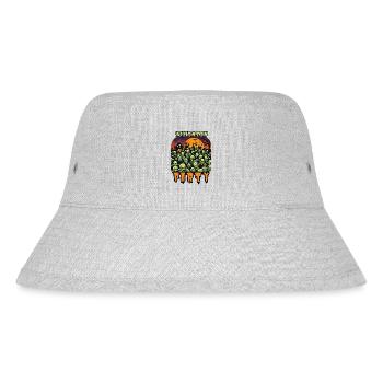 Halloween Zombie Party - Stanley/Stella Recycled Bucket Hat - heather grey - Front