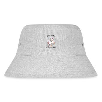 Je M'en Fous Je suis Une Licorne - Bob recyclé Stanley/Stella - gris chiné - Devant