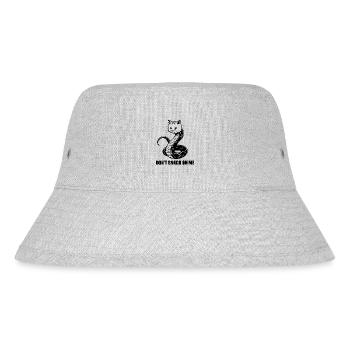 Don't Snack on Me Humor & Funny Cat Lover - Stanley/Stella recycelter Bucket Hat - Grau meliert - Vorne
