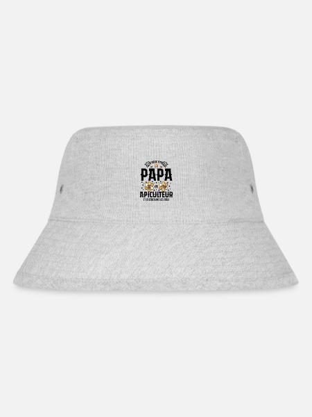 Papa Apiculteur Homme Abeilles Abeille Apiculture - Bob recyclé Stanley/Stella - gris chiné