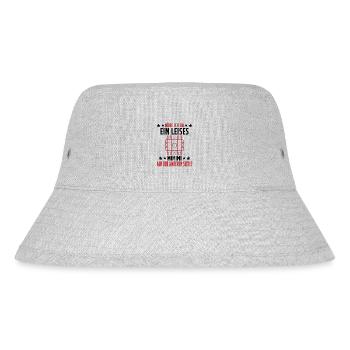 Tischfussball Geschenk Fans Wuzler Tischfussball - Stanley/Stella recycelter Bucket Hat - Grau meliert - Vorne