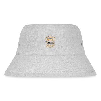 Geburtstagsgeschenk Geboren im Mai 1945 - Stanley/Stella recycelter Bucket Hat - Grau meliert - Vorne