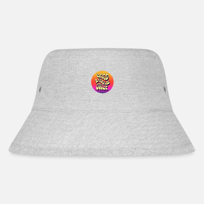 Good Vibes Only - Stanley/Stella recycelter Bucket Hat - Grau meliert