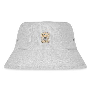 August 1989 Vintage Retro Jubiläum - Stanley/Stella recycelter Bucket Hat - Grau meliert - Vorne