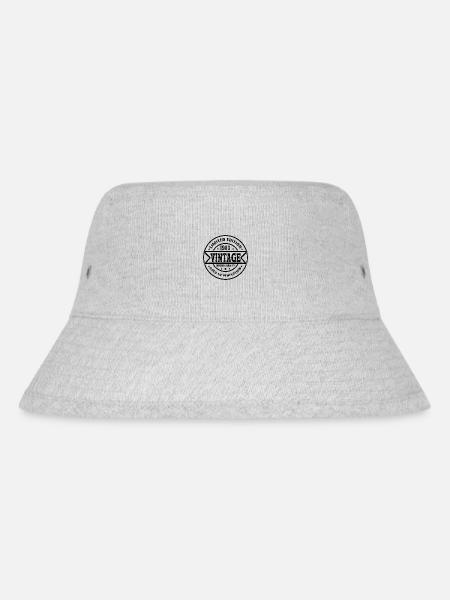 1983 Vintage Original 1983 Geburtstagsgeschenk - Stanley/Stella recycelter Bucket Hat - Grau meliert