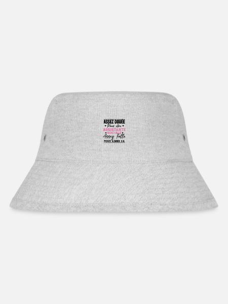 Assistante Sociale Humour Métier Idée Cadeau Femme - Bob recyclé Stanley/Stella - gris chiné