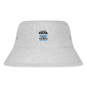 Homme Papa Judoka Humour Judo Cadeau - Bob recyclé Stanley/Stella - gris chiné - Devant