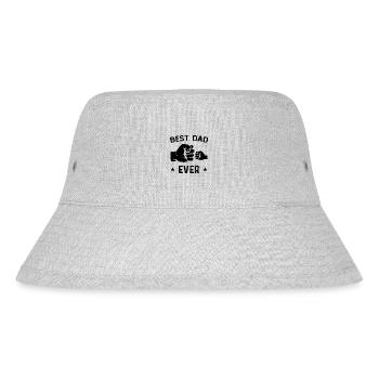 Das beste Vater-Humor-Vater-Geschenk der Welt - Stanley/Stella recycelter Bucket Hat - Grau meliert - Vorne