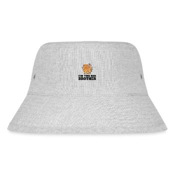 I am the big brother - future big brother - Stanley/Stella Recycled Bucket Hat - heather grey - Front