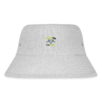 J'Peux Pas J'Ai Tennis Sport Cadeau Humoristique - Bob recyclé Stanley/Stella - gris chiné - Devant