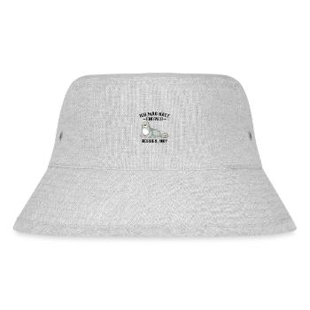 Robbe - Ich mag halt einfach Robben Ok? - Stanley/Stella recycelter Bucket Hat - Grau meliert - Vorne