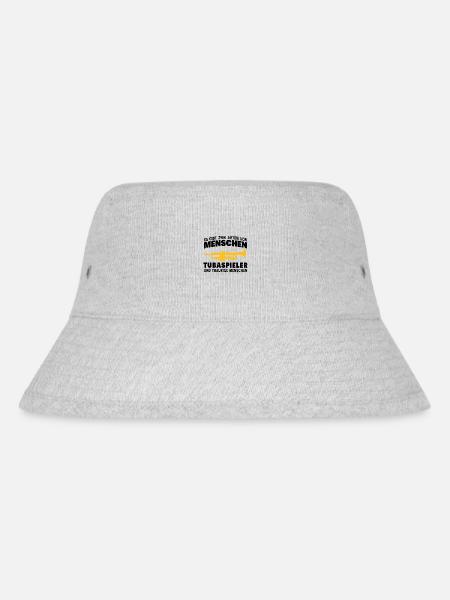 Tuba Zwei Arten von Menschen Tubaspieler Tubist - Stanley/Stella recycelter Bucket Hat - Grau meliert