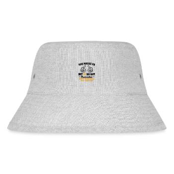 Ich hasse es mit 60 Geburtstag Gut Aussehen - Stanley/Stella recycelter Bucket Hat - Grau meliert - Vorne