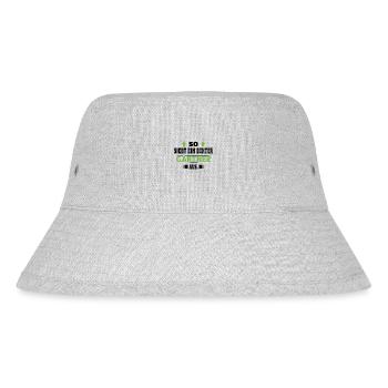 Gärtner Gartenbau Landschaftsbau Hobbygärtner - Stanley/Stella recycelter Bucket Hat - Grau meliert - Vorne