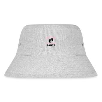 Aus dem Weg ich werde Tante für Schwangerschünen - Stanley/Stella recycelter Bucket Hat - Grau meliert - Vorne