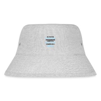Die aller wichtigsten nennen mich opa - Stanley/Stella recycelter Bucket Hat - Grau meliert - Vorne