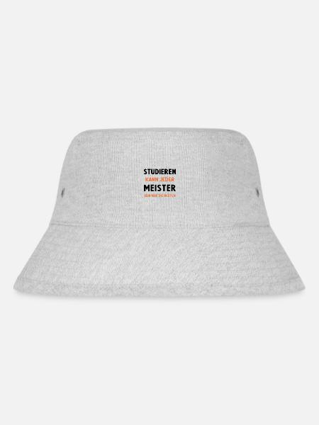 Meister Prüfung Bestanderen Prüfung - Stanley/Stella recycelter Bucket Hat - Grau meliert