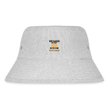 Ich Hasse Es Mit 80 So Gut Auszusehen Geburtstag - Stanley/Stella recycelter Bucket Hat - Grau meliert - Vorne