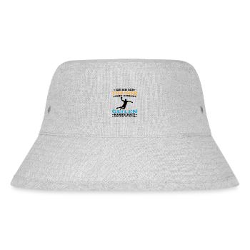 Mannschaft Handballspieler Beachhandball Ballsport - Stanley/Stella recycelter Bucket Hat - Grau meliert - Vorne