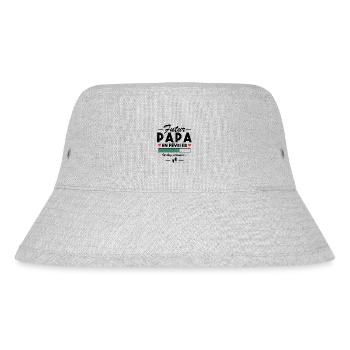 Homme Papa Bébé Futur Papa En fevrier - Bob recyclé Stanley/Stella - gris chiné - Devant