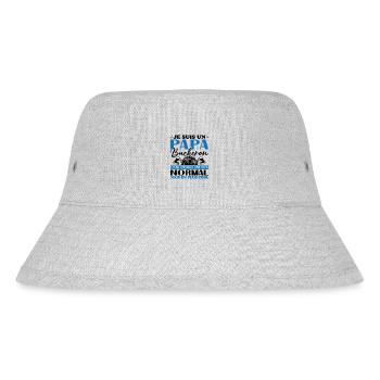 Lumberjack Dad is like a normal dad - Stanley/Stella Recycled Bucket Hat - heather grey - Front